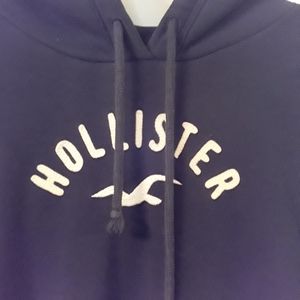 Navy Blue Hollister hoodie
